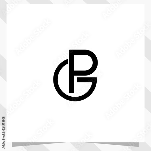 Free Download Letter pg gp logo template - GFXLoad
