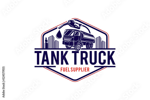 Fuel tankers logo shipping fuel design refueling gun icon shape urban transportation  