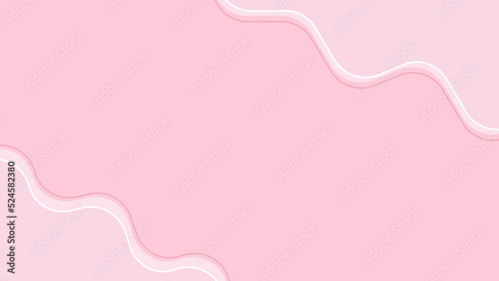 Aesthetic minimal cute pastel pink wallpaper illustration, perfect for ...
