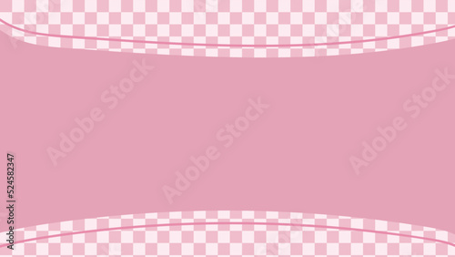 aesthetic cute checkers pink backdrop illustration, perfect for wallpaper, backdrop, postcard, background, banner for your design