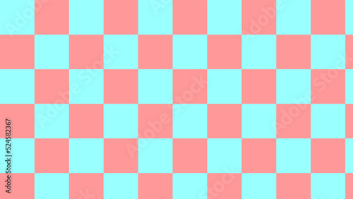 Aesthetic cute red and blue checkers, checkerboard backdrop illustration, perfect for wallpaper, backdrop, postcard, background, banner