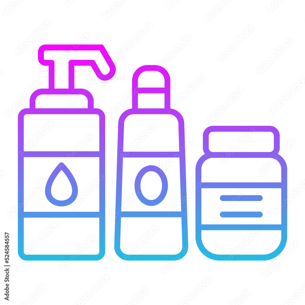 Toiletries Line Gradient Icon
