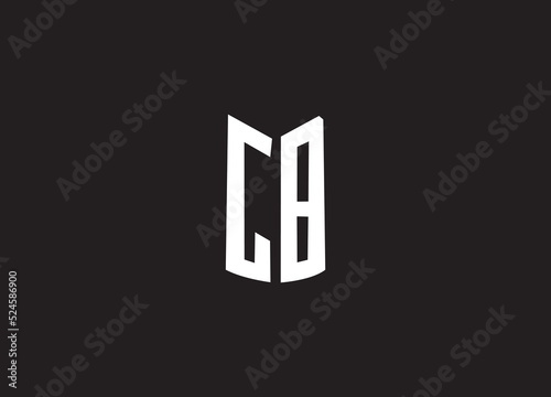 CB creative monogram minimalist logo design