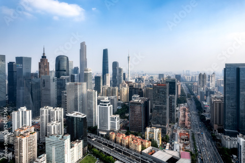 Chinese modern urban architectural landscape