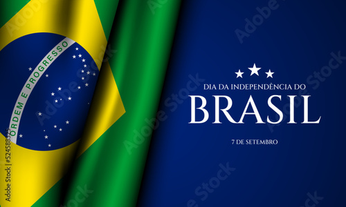 Brazil Independence Day Background Design.