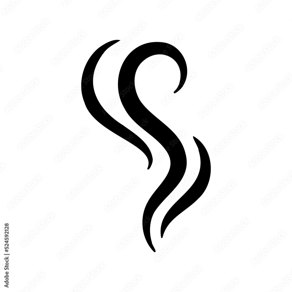 Smoke lines. Hot vapors that evaporate from food and beverages. Smoke lines. Hot vapors that evaporate from food and beverages.