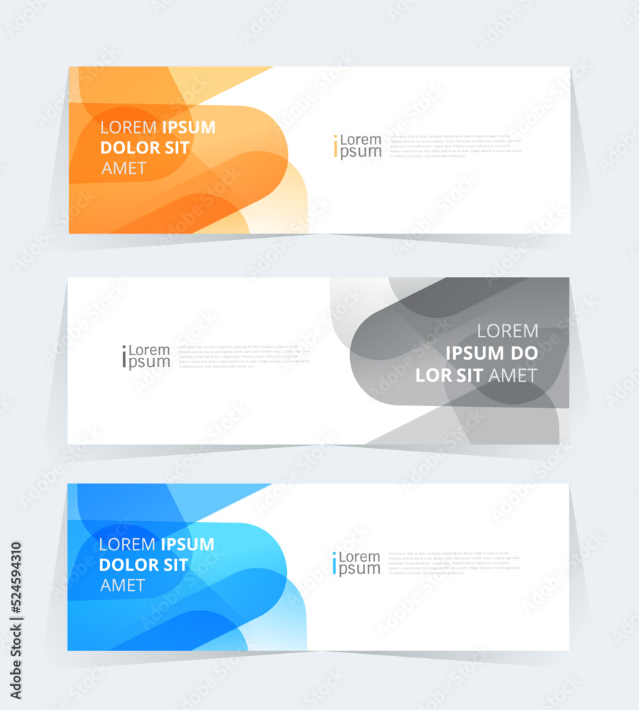 Geometric banner design with Vector presentation template. Geometric banner design with Vector presentation template.