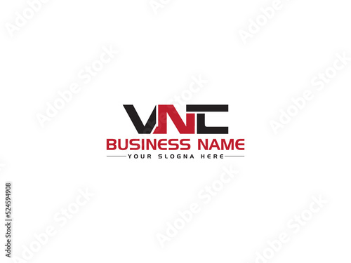 Simple VNC Logo Letter Vector Icon Design, Monogram VN Logo Concept For Business photo