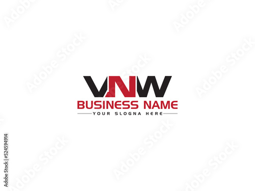 Simple VNW logo Letter Vector Icon Design, Monogram VN Logo Concept For Business photo