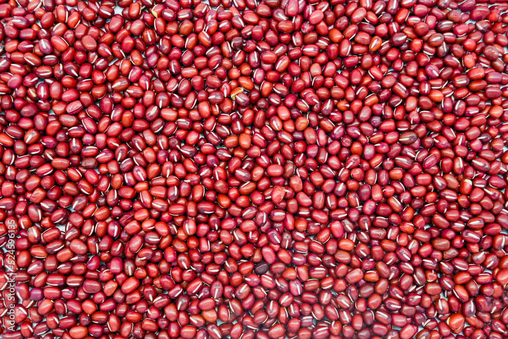 red beans on the table