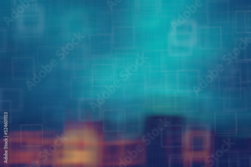 blurred abstract / blue violet gradient background square bokeh, beautiful technological modern background, blurred lines abstract gray © kichigin19