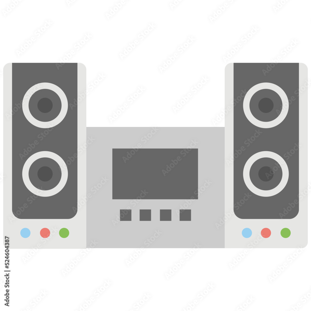 Fototapeta premium Music System 