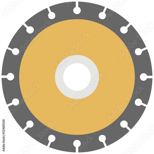 Industrial disk brush
