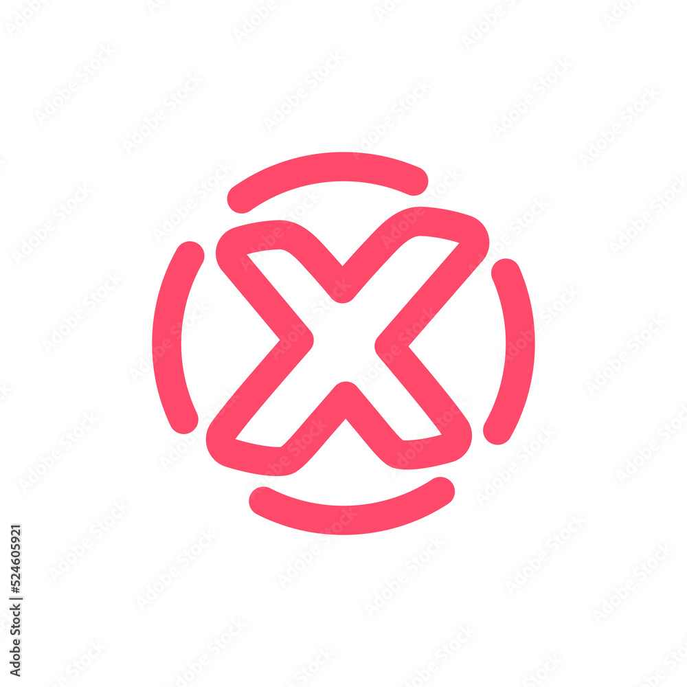 red cross icon for things that should not be done or forbidden red cross icon for things that should not be done or forbidden