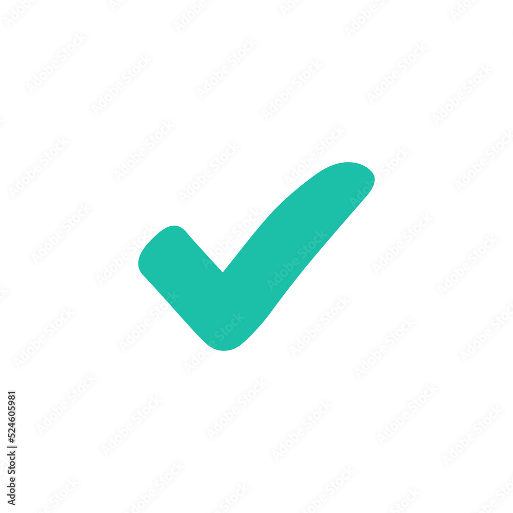 wrong check mark icon long shadow for validation isolated on a white background wrong check mark icon long shadow for validation isolated on a white background