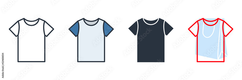 shirt icon logo vector illustration. T-shirt symbol template for graphic and web design collection shirt icon logo vector illustration. T-shirt symbol template for graphic and web design collection