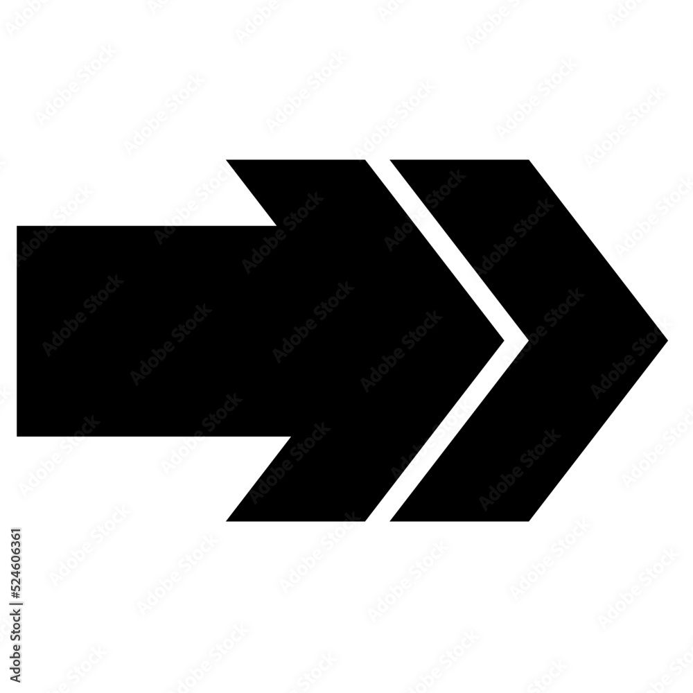 Arrow icon sign symbol design