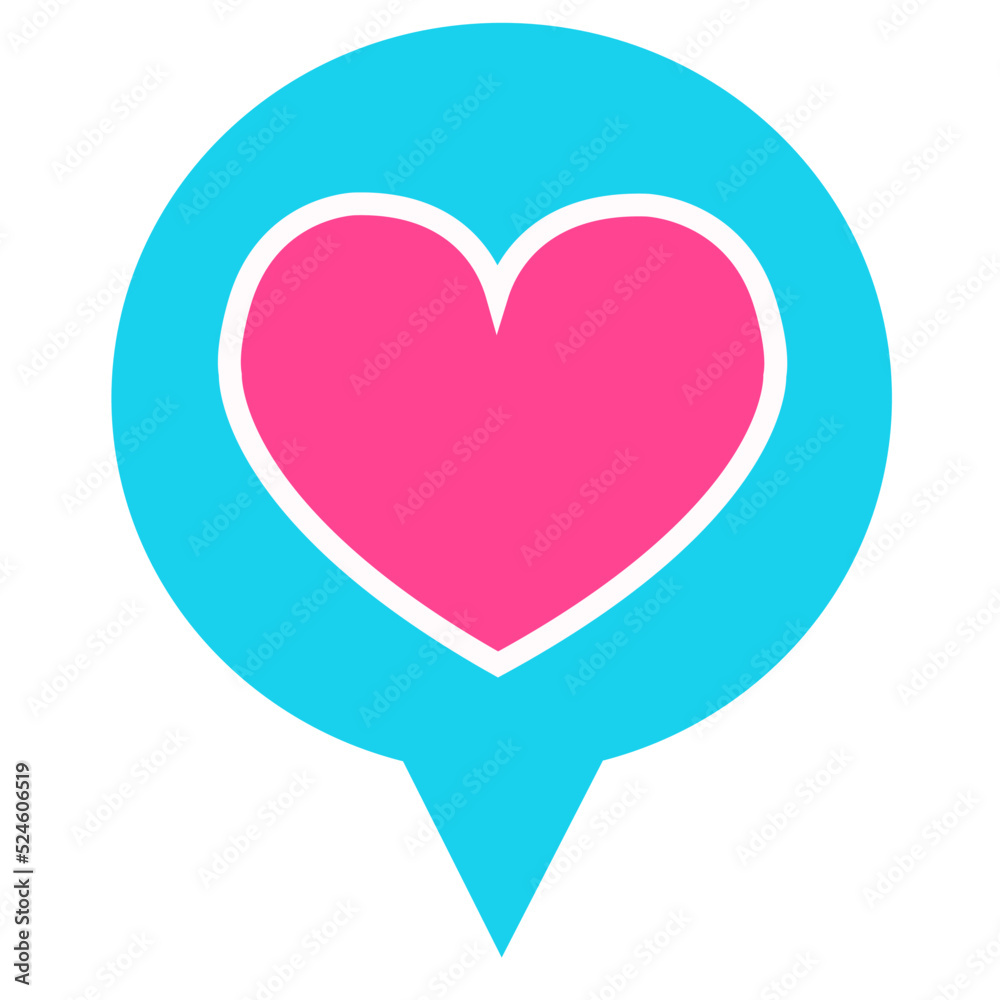 Heart icon sign symbol deign