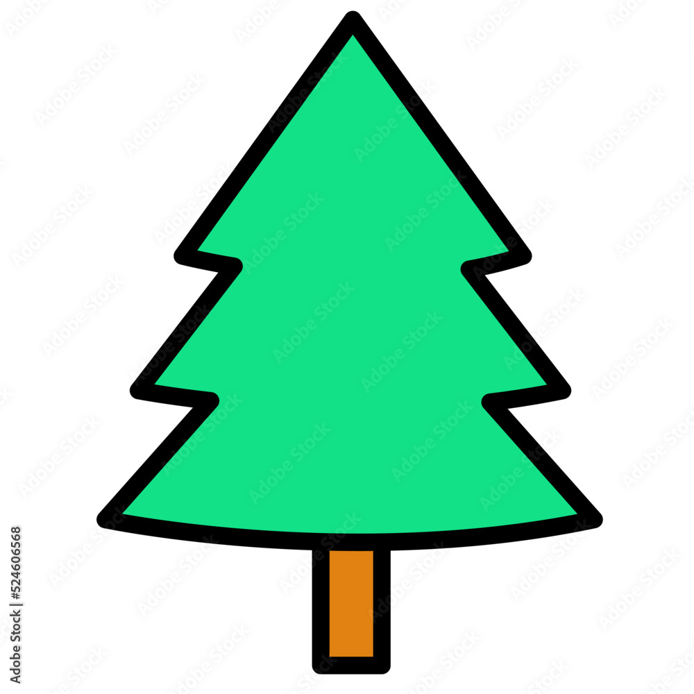 Christmas tree icon sign symbol design Christmas tree icon sign symbol design