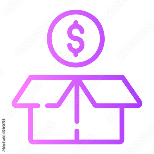 cashback gradient icon