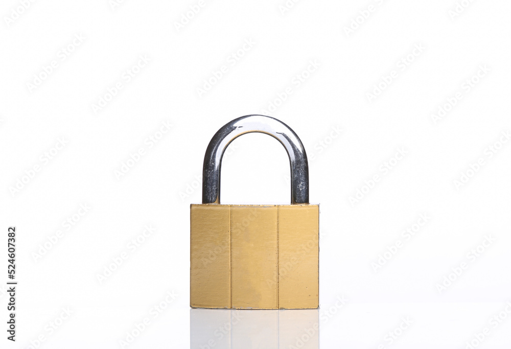 Padlock isolated on white background Padlock isolated on white background