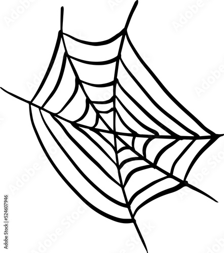 Spider Webs Silhouette Halloween 