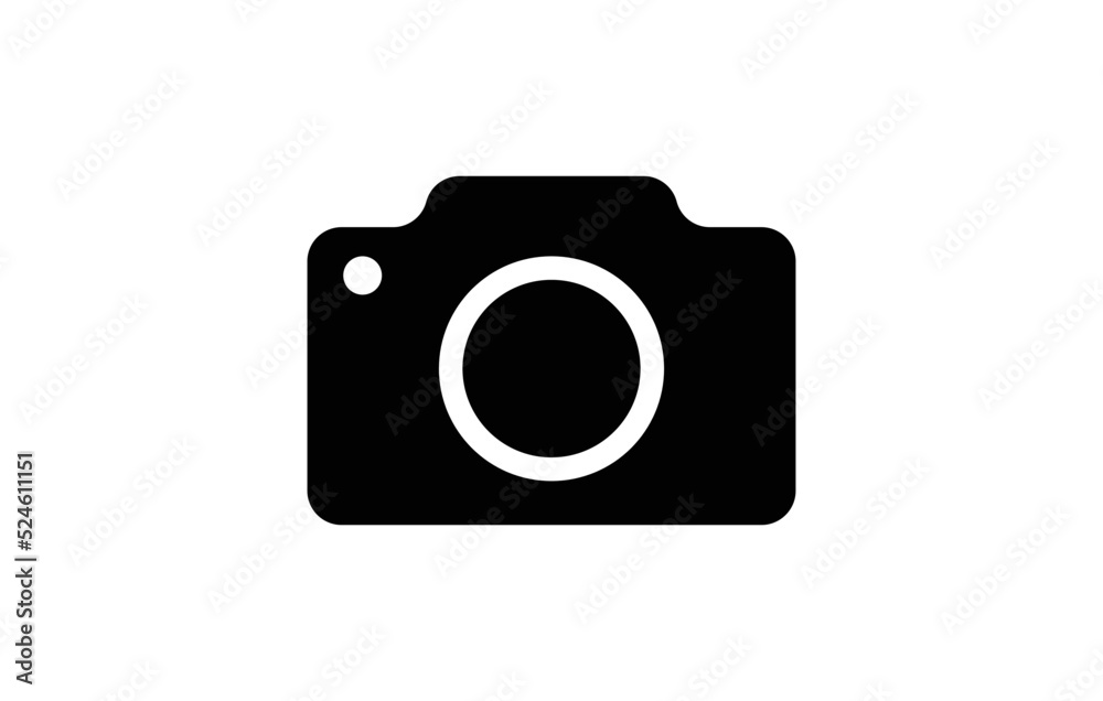 Camera icon for graphic design projects Camera icon for graphic design projects