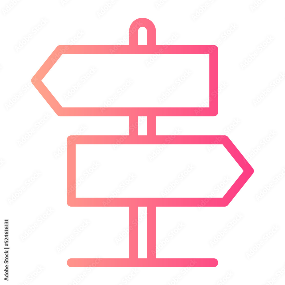 direction gradient icon direction gradient icon