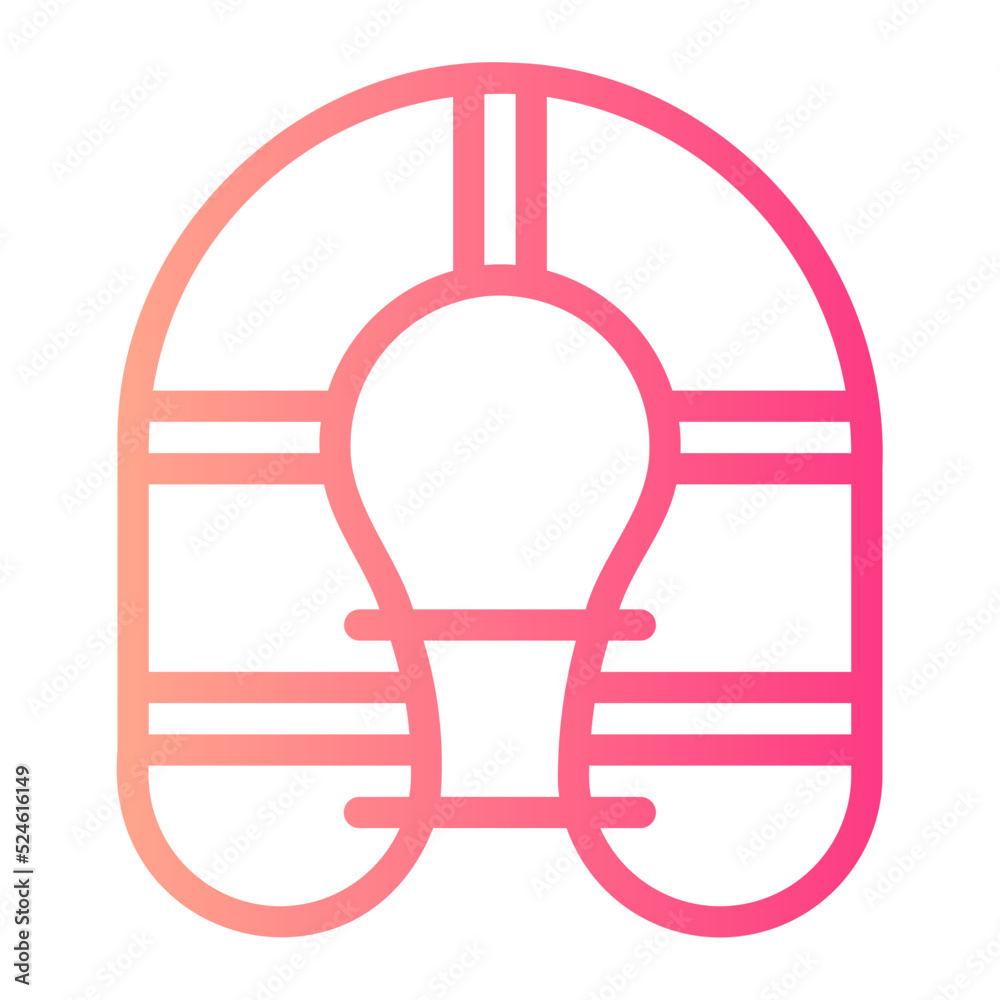 lifesaver gradient icon lifesaver gradient icon