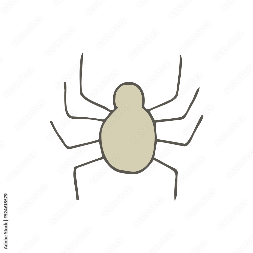 Halloween 2022 - October 31. A traditional holiday, the eve of All Saints Day, All Hallows Eve. Trick or treat. Vector illustration in hand-drawn doodle style. Funny cute spider. Halloween 2022 - October 31. A traditional holiday, the eve of All Saints Day, All Hallows Eve. Trick or treat. Vector illustration in hand-drawn doodle style. Funny cute spider.