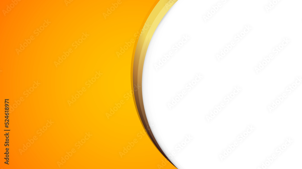 Abstract orange gradient background. Design template for brochures, flyers, magazine, banners etc.