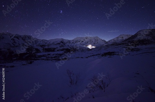 Night scenery in Tateyama alpine, Japan © sada