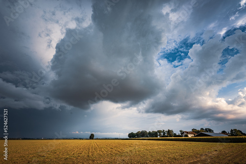 impending squall with rain, impending hurricane, impending rain, approaching storm, Prairie Storm, the storm is coming, approaching storm, thunderstorm, tornado, mesocyclone, climate, Shelf cloud