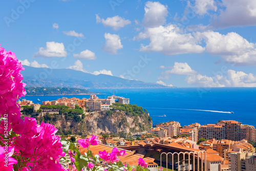 Panoramablick über Monte Carlo, Monaco © santosha57