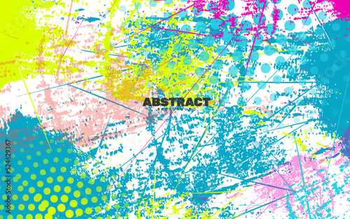 Abstract grunge texture multicolor background