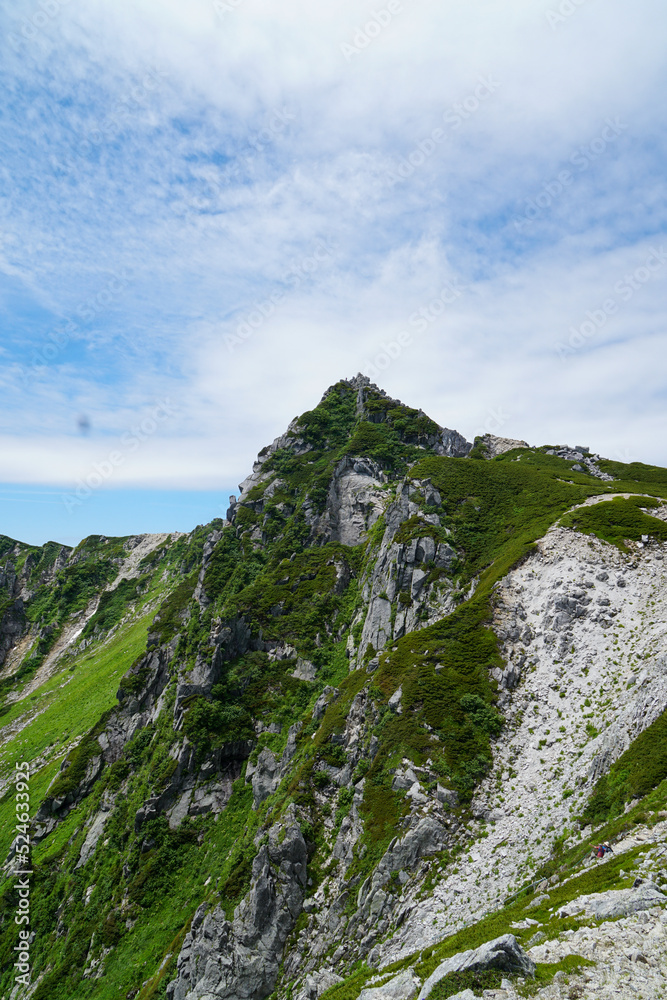 Mt. Houkendake Komagane City  Nagano Japan Summer view