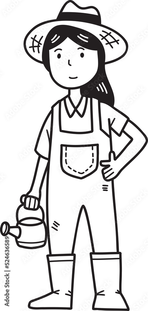 farming illustration on transparent background farming illustration on transparent background