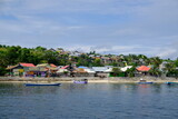 Indonesia Alor Island - Coastal landscape fishing village