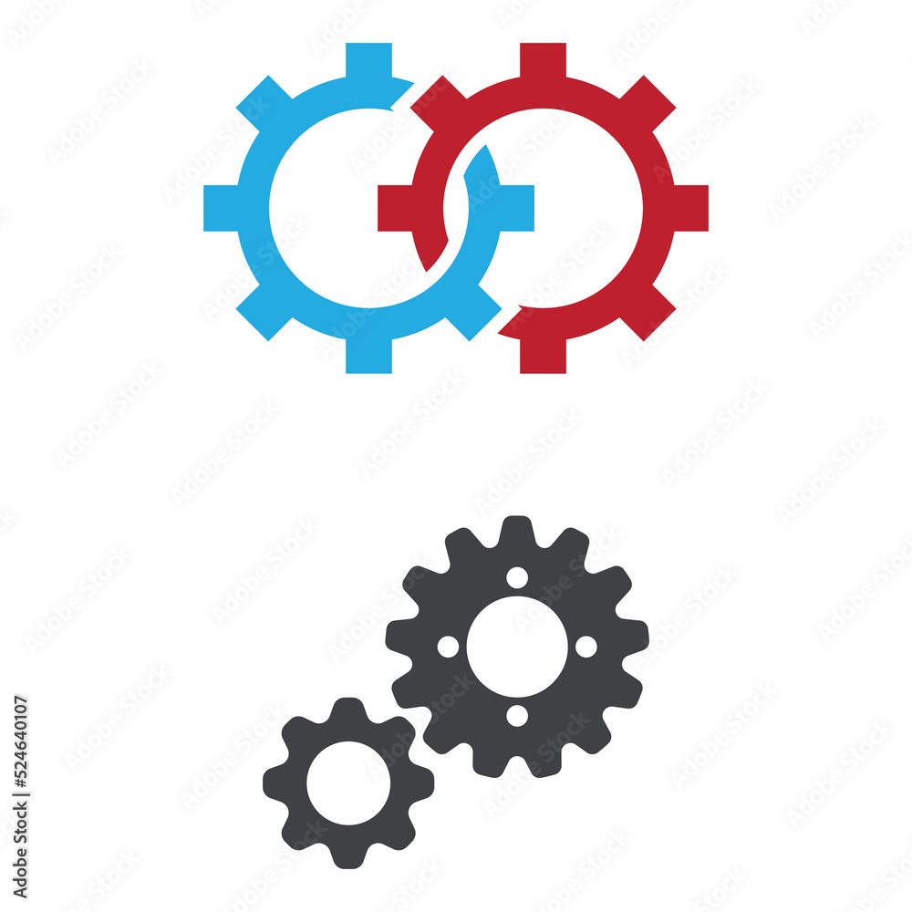 Gear Logo Template vector icon illustration design Gear Logo Template vector icon illustration design