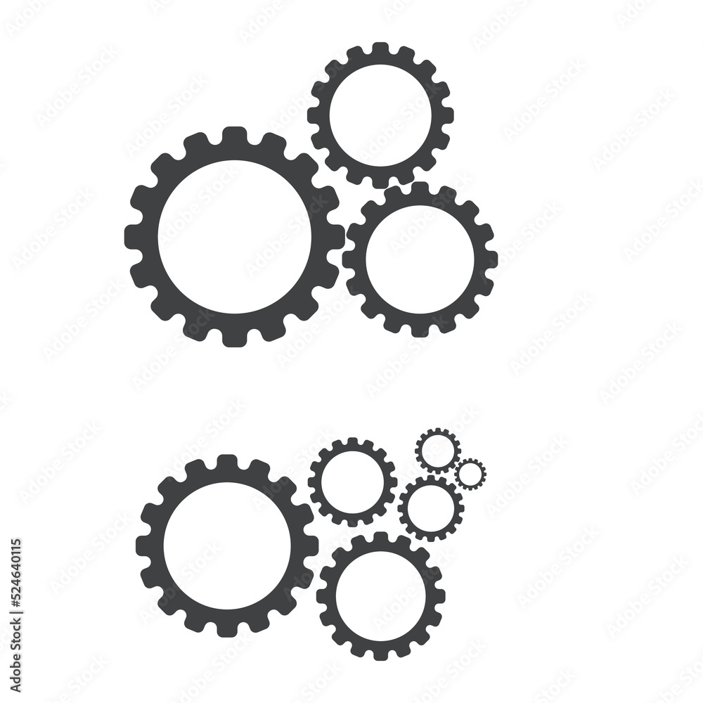 Gear Logo Template vector icon illustration design