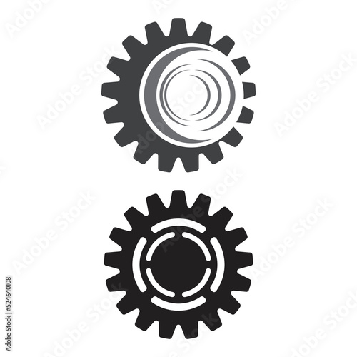 Gear Logo Template vector icon illustration design