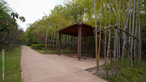 A shelter in the city park