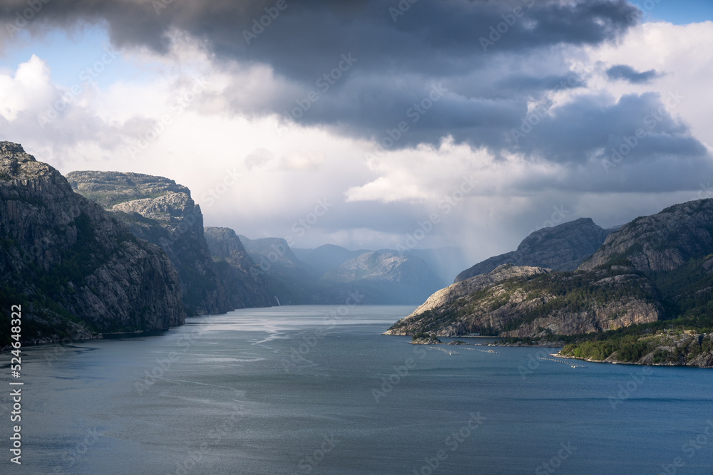 Fjord View in Norway Fjord View in Norway