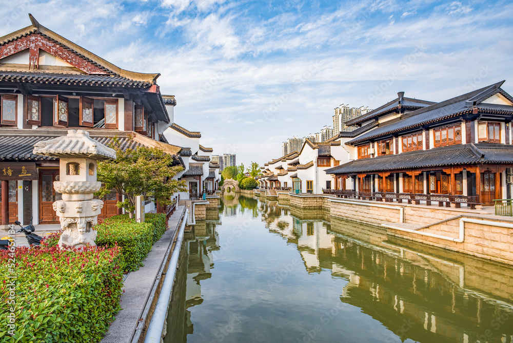 Spring and Autumn Yancheng Tourist Area, Changzhou City, Jiangsu Province, China