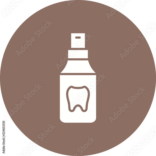 Freshener Glyph Circle Background Icon