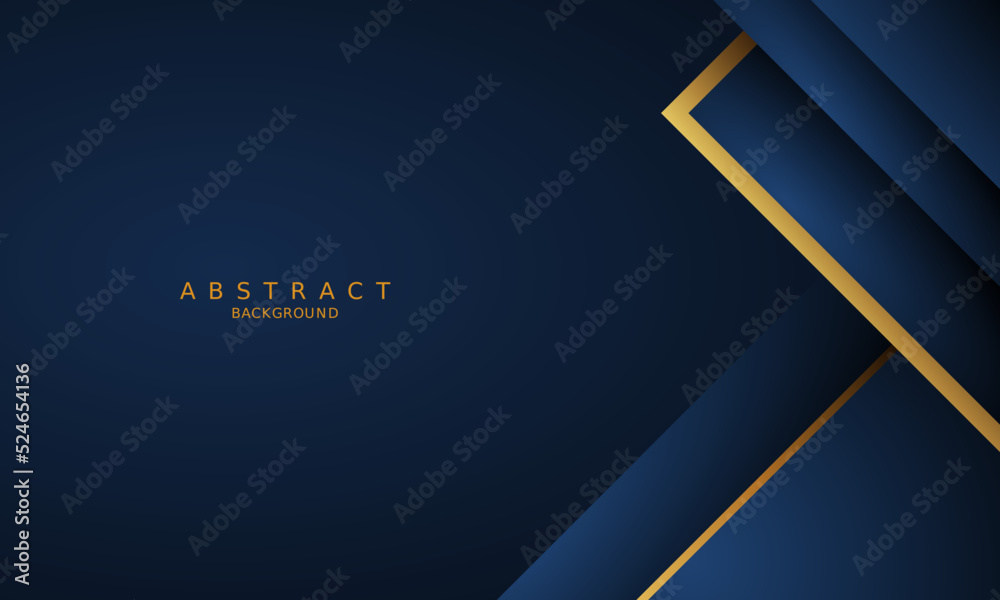 dark blue luxury premium background and gold line. dark blue luxury premium background and gold line.