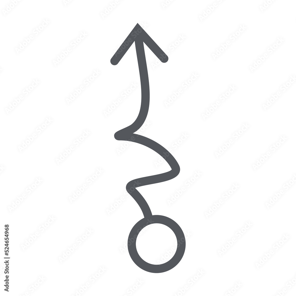 Arrow Line Hand Drawn Aesthetics Doodle Arrow Line Hand Drawn Aesthetics Doodle