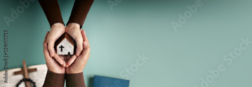 Photography Praying, Spirituality, Religion and Hope Concepts