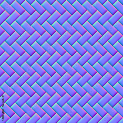 Normal map in carbon material (completely seamless pattern)