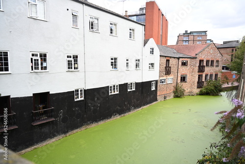 River Foss, Fossgate, street view, york city centre Yorkshire  photo